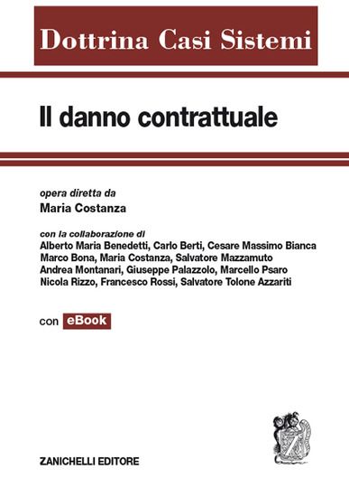 Immagine di DANNO CONTRATTUALE. CON E-BOOK (IL)