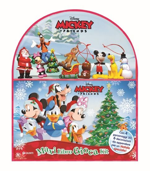 Immagine di NATALE. MICKEY & FRIENDS. MAXI LIBRO GIOCA KIT. CON GADGET