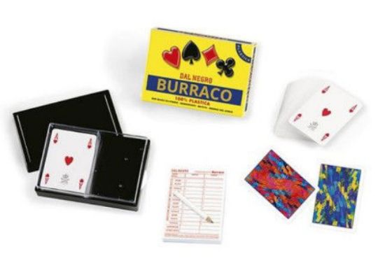 Immagine di CARTE BURRACO FORMATO POKER CLASSICO 2 MAZZI