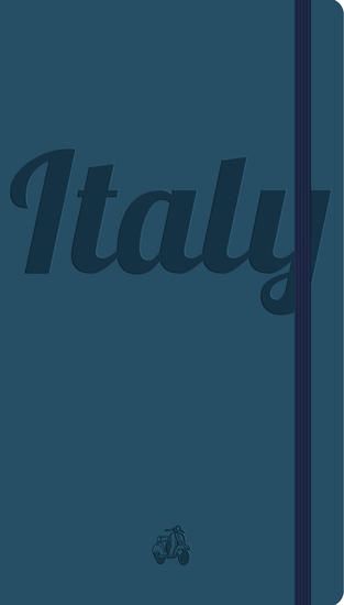 Immagine di TACCUINO ITALY BLUE COVER EDIZ. ITALIANA INGLESE