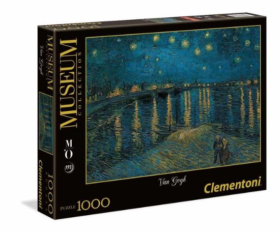 Immagine di PUZZLE 1000 PEZZI - VAN GOGH - STARRY NIGHT ON THE RHONE - LA NOTTE STELLATA SUL RENO