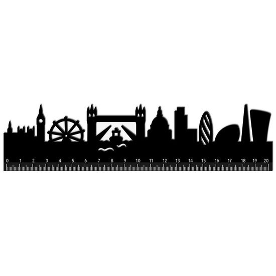 Immagine di RIGHELLO LONDRA - FOLLOW THE SKYLINE 20 cm