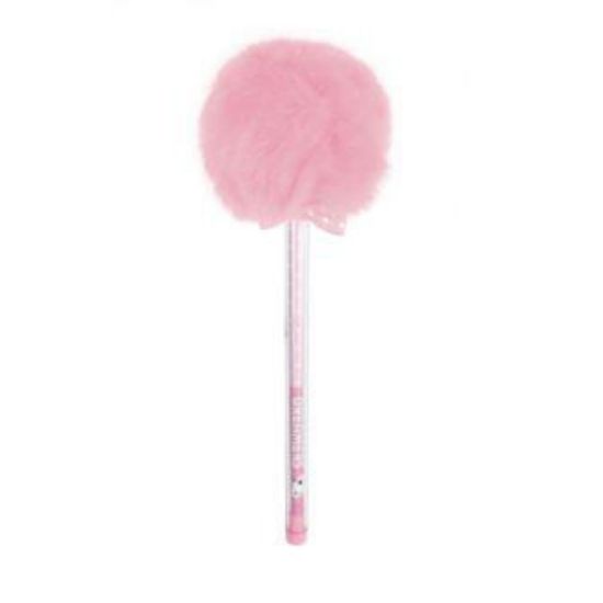 Immagine di PENNA A SFERA - POM POM PEN ROSA