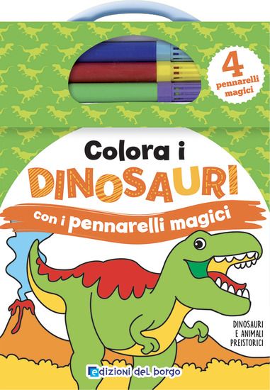 Immagine di COLORA I DINOSAURI CON I PENNARELLI MAGICI. CON GADGET