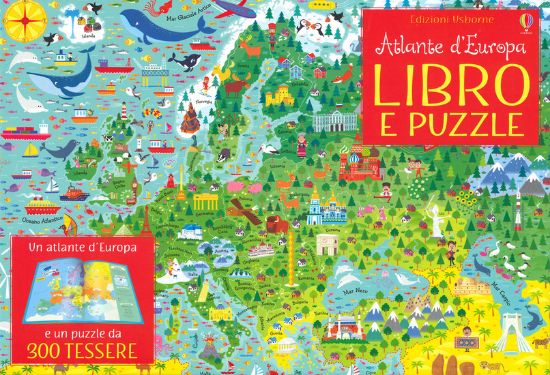 Immagine di ATLANTE ILLUSTRATO D`EUROPA. EDIZ. A COLORI. CON PUZZLE