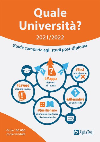 Immagine di QUALE UNIVERSITA`? 2021/2022. GUIDA COMPLETA AGLI STUDI POST DIPLOMA