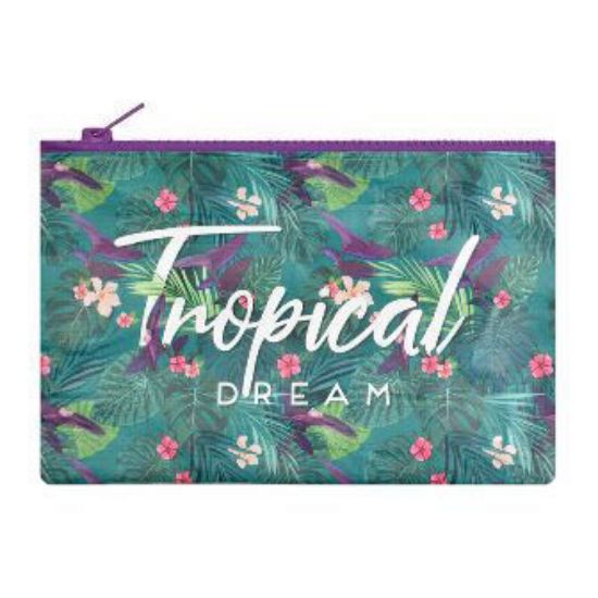 Immagine di POCHETTE CON ZIP - TROPICAL DREAM