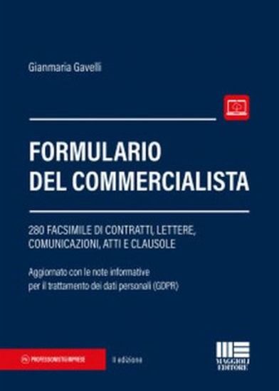 Immagine di FORMULARIO DEL COMMERCIALISTA