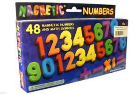 Immagine di MAGNETINO NUMBERS - NUMERI MAGNETICI 48 PZ.