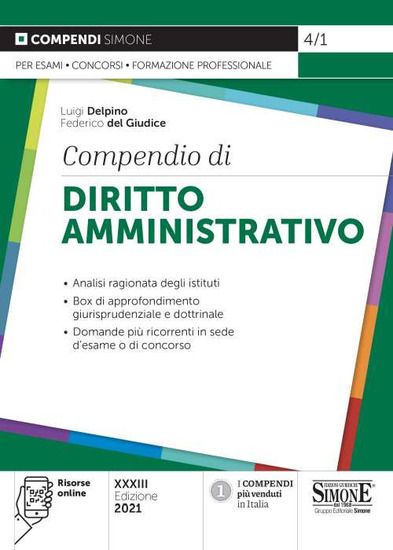 Immagine di COMPENDIO DI DIRITTO AMMINISTRATIVO