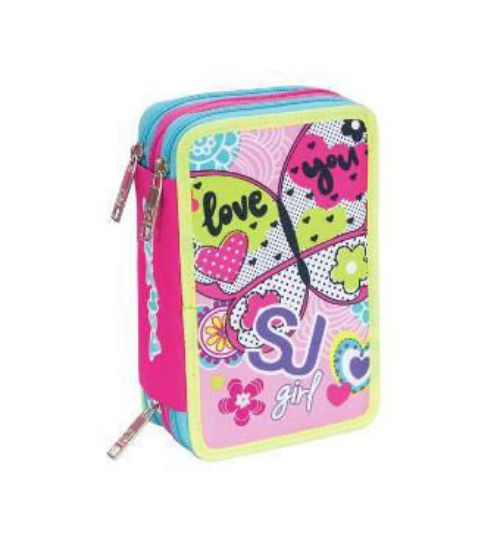 Immagine di ASTUCCIO 3 ZIP SJ GANG PENPAD GIRL