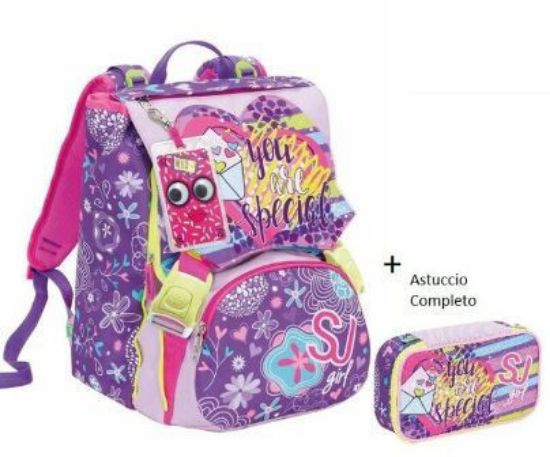 Immagine di ZAINO SDOPPIABILE SEVEN SJ GANG GIRL HIGH TECH + ASTUCCIO ACCESSORIATO QUICK CASE