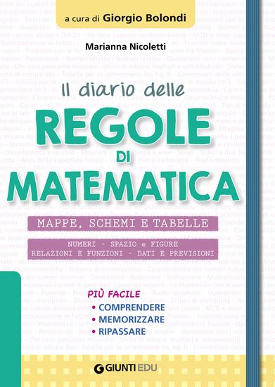 Immagine di DIARIO DELLE REGOLE DI MATEMATICA