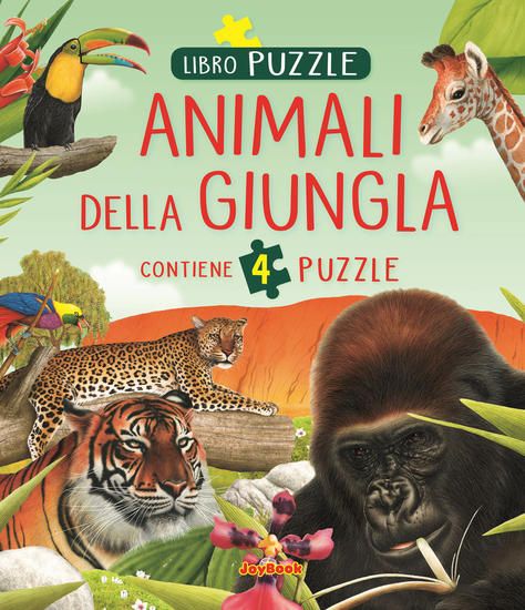 Immagine di ANIMALI DELLA GIUNGLA. LIBRO PUZZLE