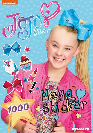 Immagine di MEGA STICKER. JOJO SIWA. CON ADESIVI. EDIZ. A COLORI