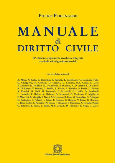 Immagine di MANUALE DI DIRITTO CIVILE