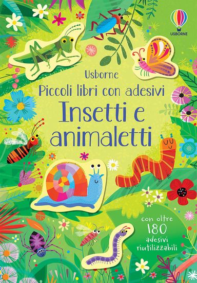 Immagine di INSETTI E ANIMALETTI. PICCOLI LIBRI CON ADESIVI. EDIZ. ILLUSTRATA