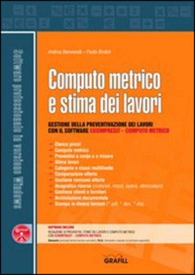 Immagine di COMPUTO METRICO E STIMA DEI LAVORI. CON CONTENUTO DIGITALE PER DOWNLOAD E ACCESSO ON LINE