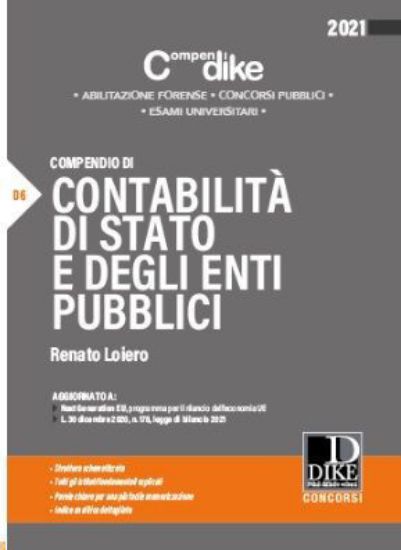 Immagine di COMPENDIO DI CONTABILITA` DI STATO E DEGLI ENTI PUBBLICI 2021