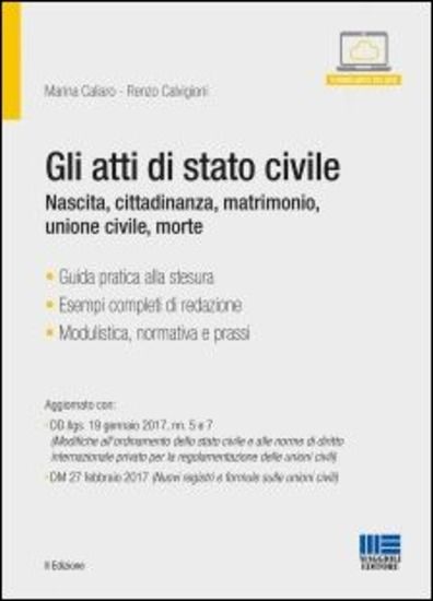 Immagine di ATTI DI STATO CIVILE. NASCITA, CITTADINANZA, MATRIMONIO, MORTE (GLI)