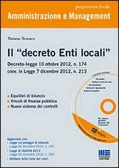 Immagine di «DECRETO ENTI LOCALI». CON CD-ROM (IL)