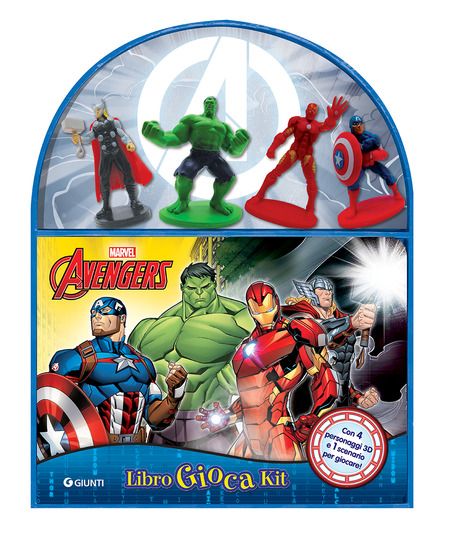 Immagine di AVENGERS. LIBRO GIOCA KIT. EDIZ. A COLORI. CON GADGET