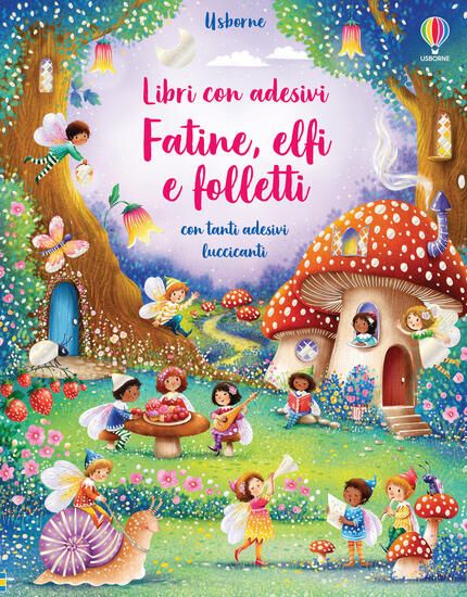 Immagine di FATINE, ELFI E FOLLETTI. LIBRO CON ADESIVI