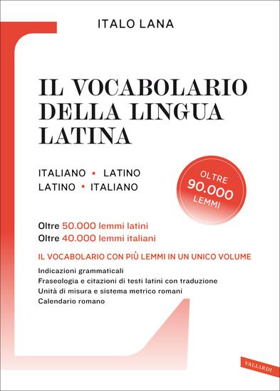 Immagine di VOCABOLARIO DELLA LINGUA LATINA (IL)