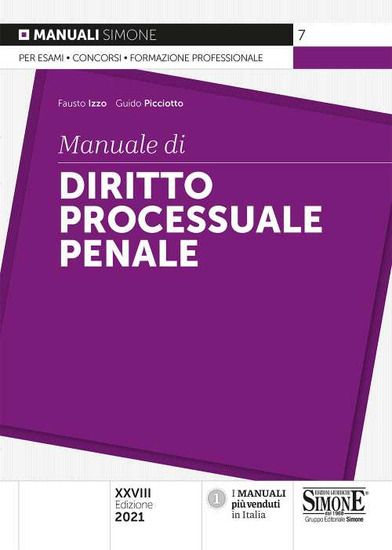 Immagine di MANUALE DI DIRITTO PROCESSUALE PENALE