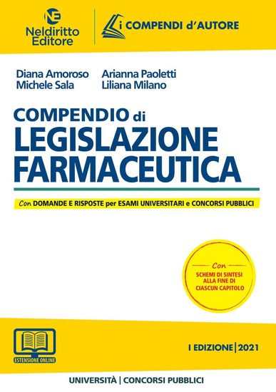 Immagine di COMPENDIO DI LEGISLAZIONE FARMACEUTICA. CON DOMANDE E RISPOSTE PER ESAMI UNIVERSITARI E CONCORSI