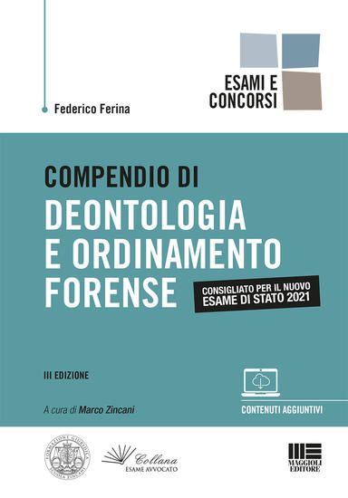 Immagine di COMPENDIO DI DEONTOLOGIA E ORDINAMENTO FORENSE