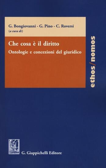 Immagine di CHE COSA E` IL DIRITTO. ONTOLOGIE E CONCEZIONI DEL GIURIDICO