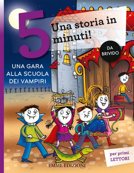 Immagine di GARA ALLA SCUOLA DEI VAMPIRI. UNA STORIA IN 5 MINUTI! EDIZ. A COLORI (UNA)