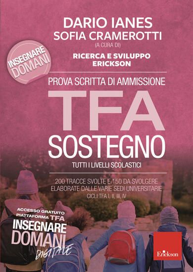 Immagine di PROVA SCRITTA DI AMMISSIONE TFA SOSTEGNO. 200 TRACCE SVOLTE E 150 DA SVOLGERE ELABORATE DALLE VARIE