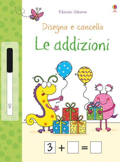 Immagine di ADDIZIONI. DISEGNO E CANCELLO. EDIZ. A COLORI. CON GADGET (LE)