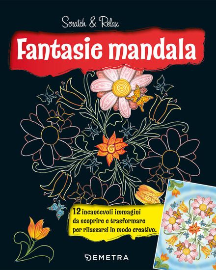 Immagine di FANTASIE MANDALA. SCRATCH & RELAX. CON GADGET