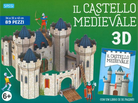 Immagine di CASTELLO MEDIEVALE 3D. EDIZ. A COLORI. CON GIOCATTOLO (IL)