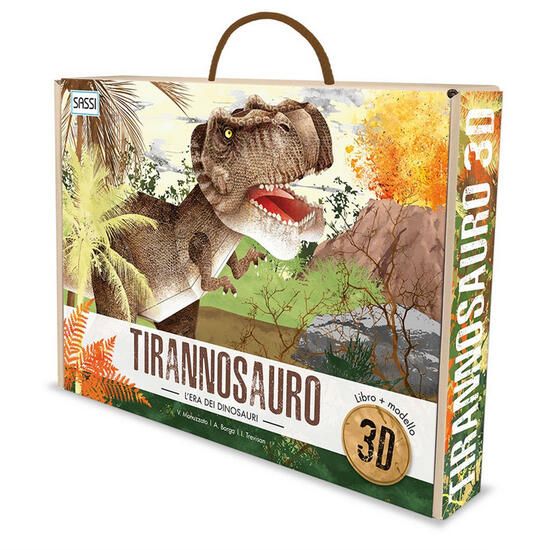 Immagine di ERA DEI DINOSAURI. IL TIRANNOSAURO 3D. CON GIOCATTOLO (L`)