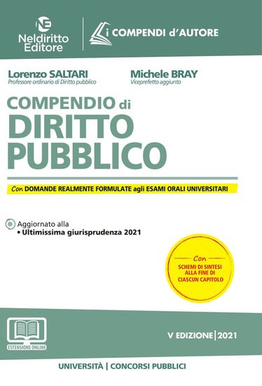 Immagine di COMPENDIO DI DIRITTO PUBBLICO