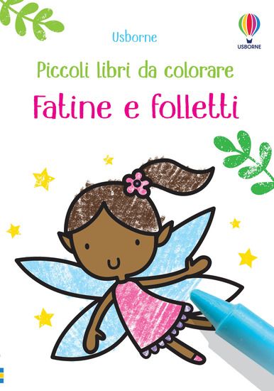 Immagine di FATINE E FOLLETTI. PICCOLI LIBRI DA COLORARE. CON ADESIVI