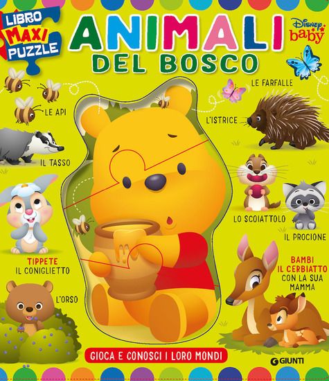 Immagine di ANIMALI DEL BOSCO. BABY LIBRO MAXI PUZZLE