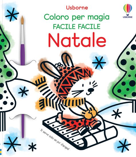 Immagine di NATALE. COLORO PER MAGIA FACILE FACILE. CON PENNELLO