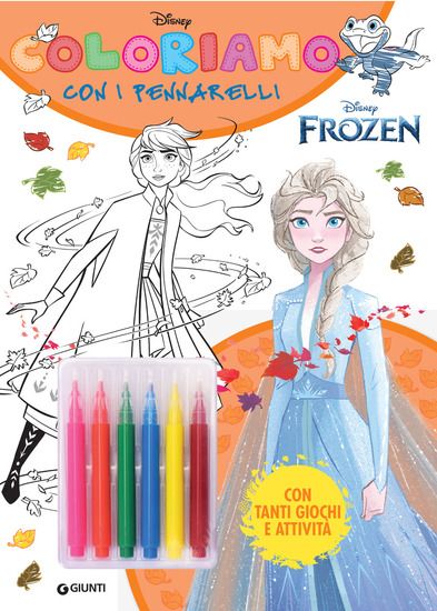 Immagine di FROZEN. COLORIAMO CON I PENNARELLI. SUPER ALBUM. EDIZ. A COLORI. CON GADGET