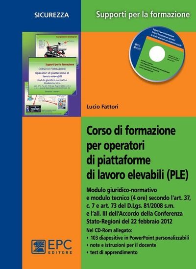 Immagine di CORSO DI FORMAZIONE PER OPERATORI DI PIATTAFORME DI LAVORO ELEVABILI (PLE)