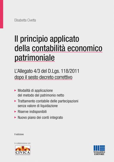 Immagine di PRINCIPIO CONTABILE APPLICATO DELLA CONTABILITA` ECONOMICO PATRIMONIALE. ALLEGATO 4/3 DEL D. LGS...