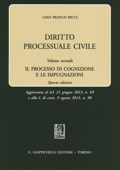 Immagine di DIRITTO PROCESSUALE CIVILE - VOLUME 2