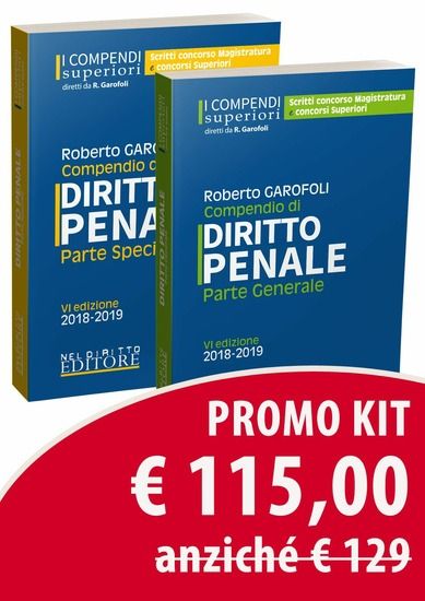 Immagine di KIT 2 COMPENDI SUPERIORI. PENALE GENERALE. PENALE SPECIALE