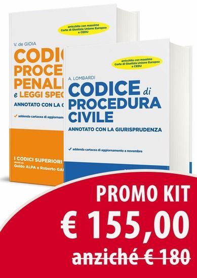 Immagine di KIT PROCEDURE. PROCEDURA CIVILE. PROCEDURA PENALE