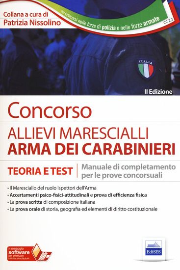 Immagine di CONCORSO ALLIEVI MARESCIALLI ARMA DEI CARABINIERI. TEORIA E TEST. MANUALE DI COMPLETAMENTO PER L...