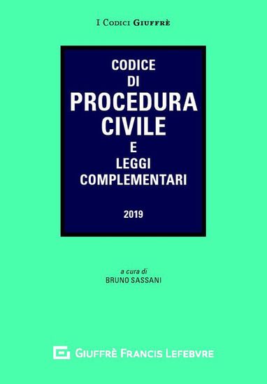 Immagine di CODICE DI PROCEDURA CIVILE E LEGGI COMPLEMENTARI